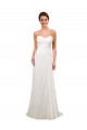 Ivory Sheath Sweetheart Chapel Train Wedding Gowns Bolton