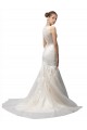 Ivory Mermaid Illusion Neck Sweep Train Wedding Dress Bolton