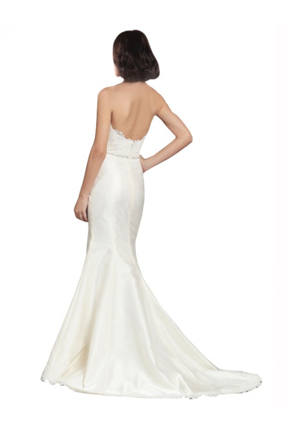 Ivory Trumpet Sweetheart Chapel Train Bridal Dress Bolton