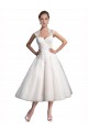 Ivory A-Line Sweetheart Tea Length Beach Wedding Dress Bolton