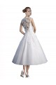 Ivory A-Line Sweetheart Tea Length Beach Wedding Dress Bolton