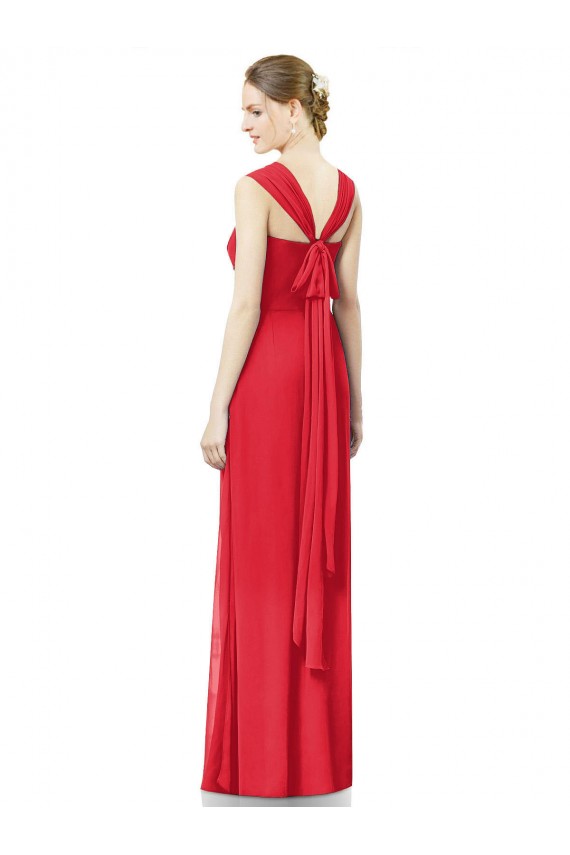 Red A-Line Sweetheart Long Formal Dress / Bridesmaid Dress Bolton