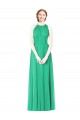 Emerald Green A-Line Halter Neck Long Bridesmaid Dress Bolton