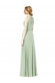 Emerald Green A-Line Halter Neck Long Bridesmaid Dress Bolton