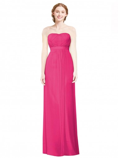 Azalea A-Line Strapless Long Bridesmaid Dress Bolton