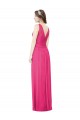 V-Back Azalea A-Line V-Neck Long Bridesmaid Dress Bolton
