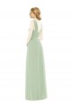 Sage A-Line Spaghetti Straps Long Bridal Party Dress Bolton