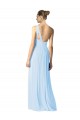 Light Sky Blue A-Line One Shoulder Long Bridesmaid Dress Bolton