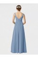 Dusty Blue A-Line Sweetheart Long Bridesmaid Gown Bolton