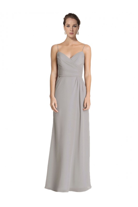 Silver Sheath Sweetheart Long Bridesmaid Dress Bolton