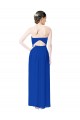 Open Back Royal Blue Sheath Sweetheart Long Bridesmaid Dress Bolton