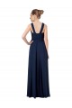 V-Back Dark Navy A-Line Sweetheart Long Floor Length Bridesmaid Dress Bolton
