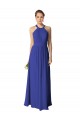 Royal Blue A-Line Halter Neck Long Evening Dress / Bridesmaid Dress Bolton
