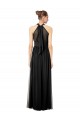 Keyhole Back Hunter A-Line Halter Neck Long Bridesmaid Dress Bolton