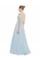 Sea Glass A-Line Off the Shoulder Long Evening Dress / Bridesmaid Dress Bolton