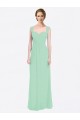 V-Back Mint Green A-Line Sweetheart Long Bridesmaid Dress Bolton