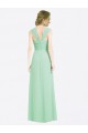 V-Back Mint Green A-Line Sweetheart Long Bridesmaid Dress Bolton