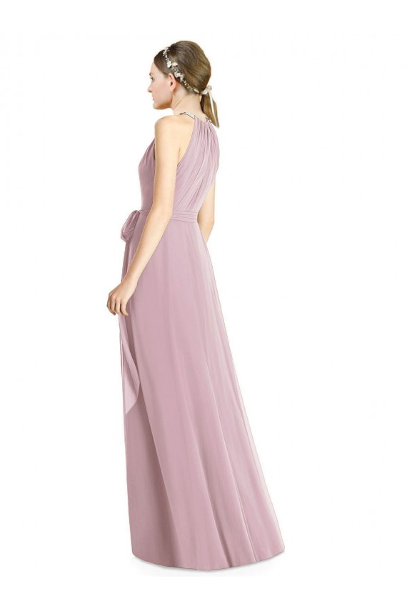 Primrose A-Line Halter Neck Long Bridesmaid Dress Bolton