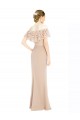 Champagne A-Line Off the Shoulder Long Prom Dress / Bridesmaid Dress Bolton