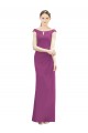 Wild Berry Mermaid High Neck Long Bridesmaid Dress Bolton