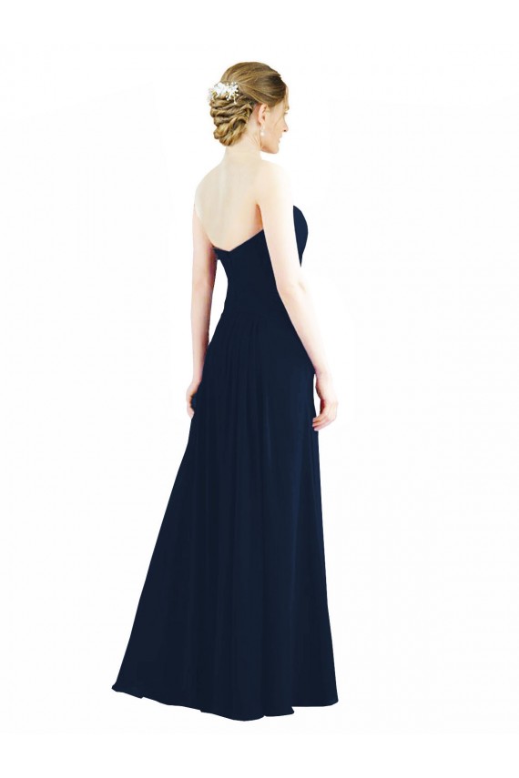 Smoke Green A-Line Sweetheart Long Bridesmaid Dress Bolton
