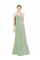 Smoke Green A-Line Sweetheart Long Bridesmaid Dress Bolton