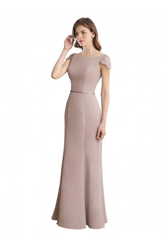 Mermaid High Neck Long Formal Dress / Bridesmaid Dress Bolton