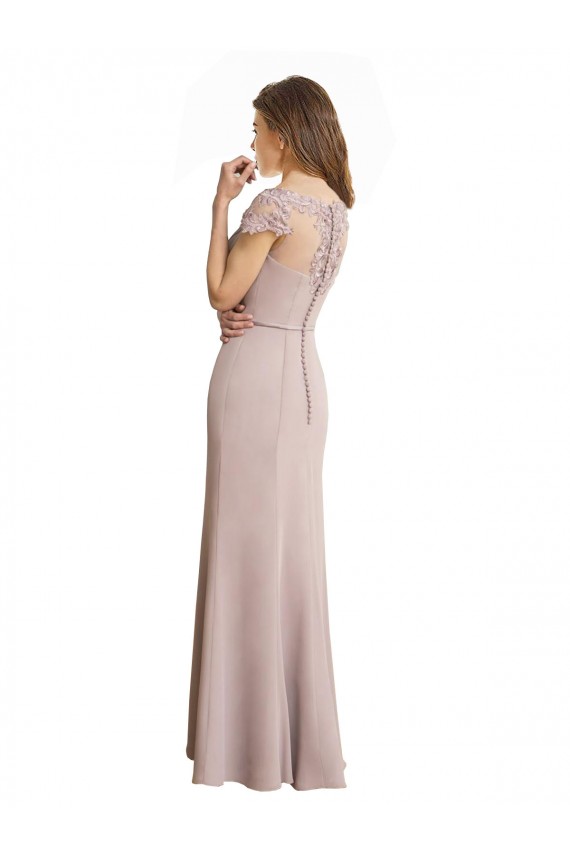 Mermaid High Neck Long Formal Dress / Bridesmaid Dress Bolton