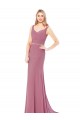 Low Back Sheath High Neck Long Prom Dress / Bridesmaid Dress Bolton