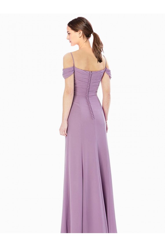 Sheath High Neck Long Bridesmaid Dress / Formal Dress Bolton