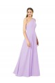 Lilac Sheath One Shoulder Long Formal Evening Gown / Bridesmaid Dress Bolton