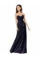 Dark Navy Sheath Sweetheart Long Bridesmaid Dress Bolton