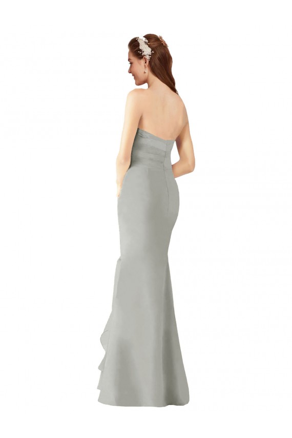 Dark Navy Sheath Sweetheart Long Bridesmaid Dress Bolton