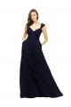 Dark Navy A-Line Sweetheart Long Bridesmaid Gowns Bolton