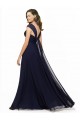 Dark Navy A-Line Sweetheart Long Bridesmaid Gowns Bolton