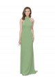 Seagrass A-Line High Neck Long Formal Dress / Bridesmaid Dress Bolton