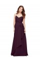 Grape A-Line V-Neck Long Bridesmaid Dress / Formal Dress Bolton
