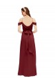 Burgundy Sheath Sweetheart Long Formal Dress / Bridesmaid Dress Bolton