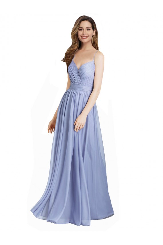 Open Back A-Line Sweetheart Sleeveless Long Bridesmaid Dress / Evening Dress Bolton