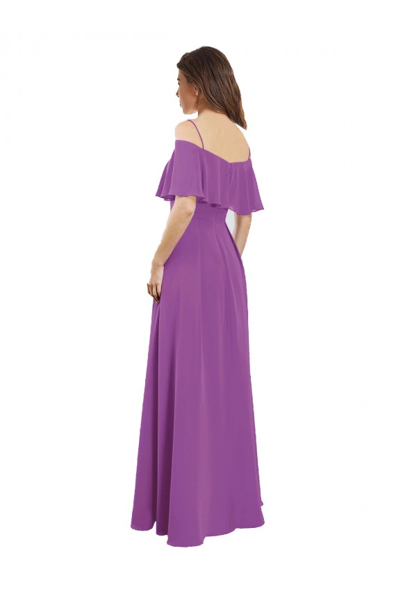 Dahlia A-Line Spaghetti Straps Long Bridesmaid Dress Bolton