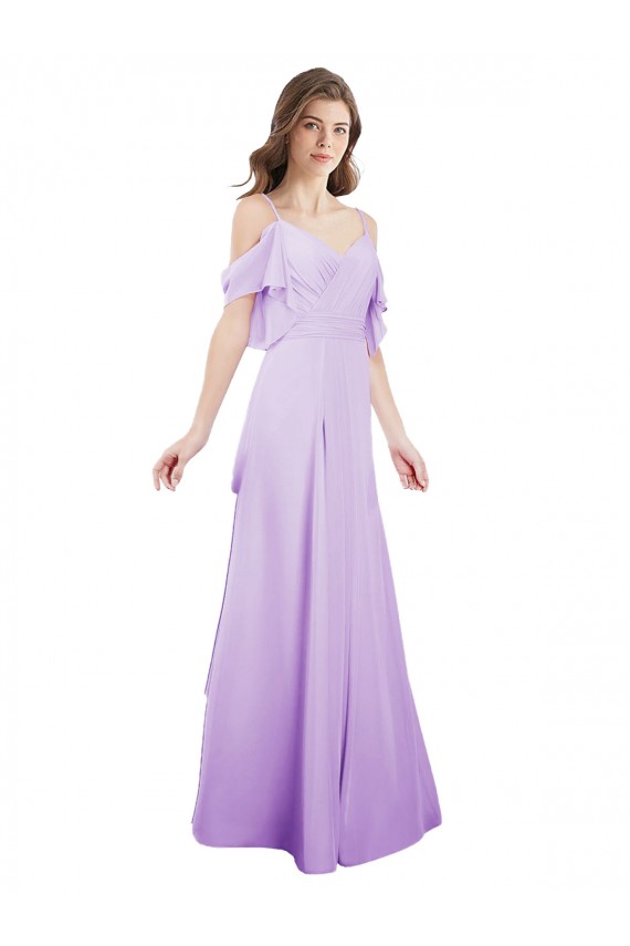 Lilac A-Line Sweetheart Long Formal Dress / Bridesmaid Dress Bolton