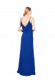 Low Back Royal Blue A-Line Sweetheart Long Evening Dress / Bridesmaid Dress Bolton