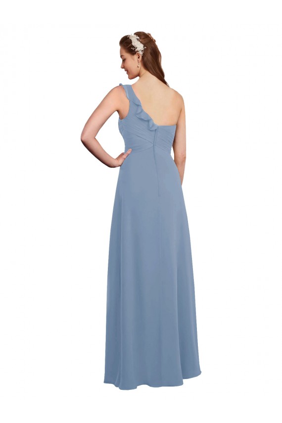 Dusty Blue A-Line Sweetheart Long Formal Dress / Bridesmaid Dress Bolton