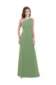 Seagrass A-Line One Shoulder Long Bridesmaid Dress Bolton