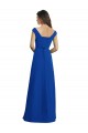 Royal Blue A-Line V-Neck Long Bridesmaid Dress / Evening Dress Bolton