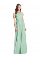 Open Back Mint Green A-Line Halter Neck Long Semi Formal Evening Dress / Bridesmaid Dress Bolton