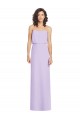 Low Back Lilac A-Line Strapless Long Formal Dress / Bridesmaid Dress Bolton