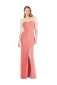 Desert Rose Trumpet Strapless Long Bridesmaid Dress Bolton