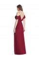 V-Back Royal Blue Trumpet V-Neck Long Semi Formal Evening Dress / Bridesmaid Dress Bolton