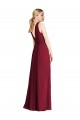 V-Back Royal Blue A-Line Halter Neck Long Bridesmaid Dress Bolton